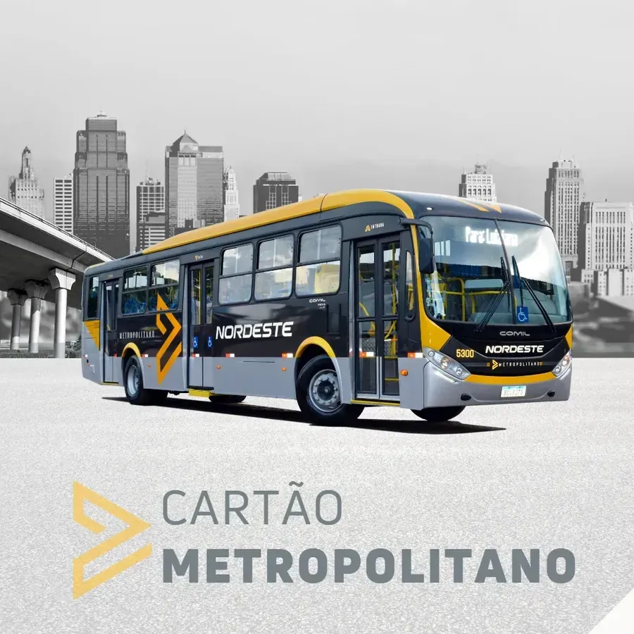 Ônibus do Cartão Metropolitano da Expresso Nordeste